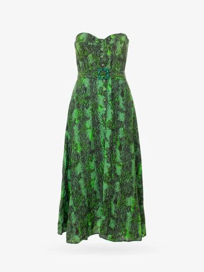 Shop Rotate Birger Christensen Dress In Green