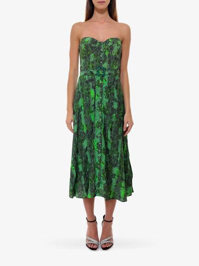 Shop Rotate Birger Christensen Dress In Green