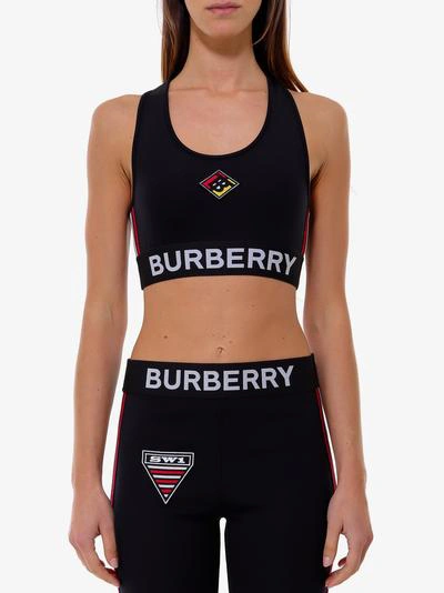 Shop Burberry Top In Black