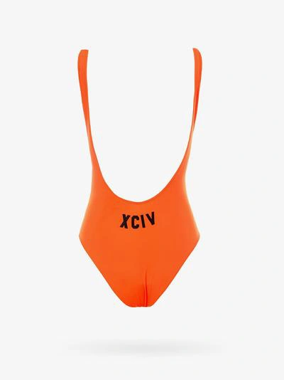 Shop Gcds Swimsuit In Orange