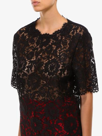 Shop Valentino Top In Black