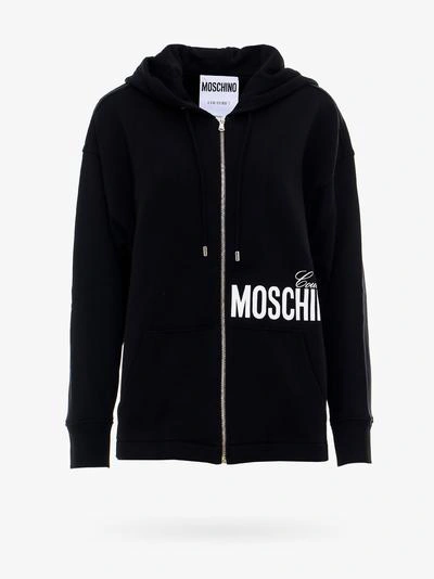 Shop Moschino Sweatshirt In Black