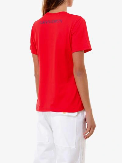 Shop Alberta Ferretti T-shirt In Red