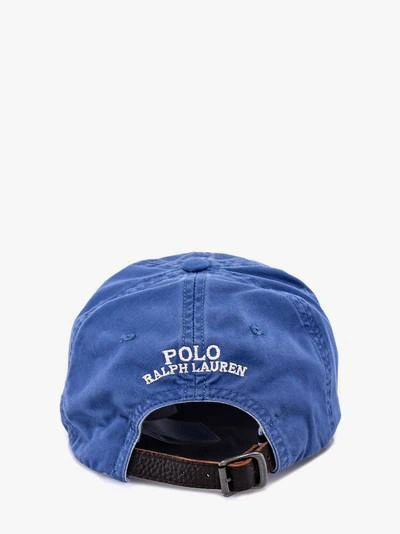 Shop Polo Ralph Lauren Cap In Blue