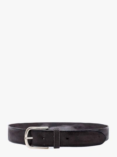 Shop Orciani Belt In Grey