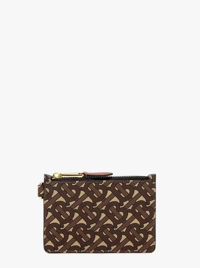 Shop Burberry Cardholder In Brown