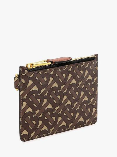 Shop Burberry Cardholder In Brown