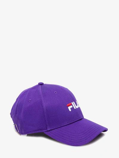 Shop Fila Hat In Purple