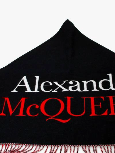 Shop Alexander Mcqueen Shawl In Black