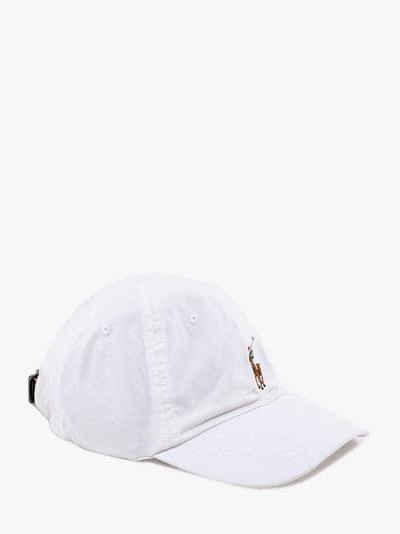 Shop Polo Ralph Lauren Cap In White