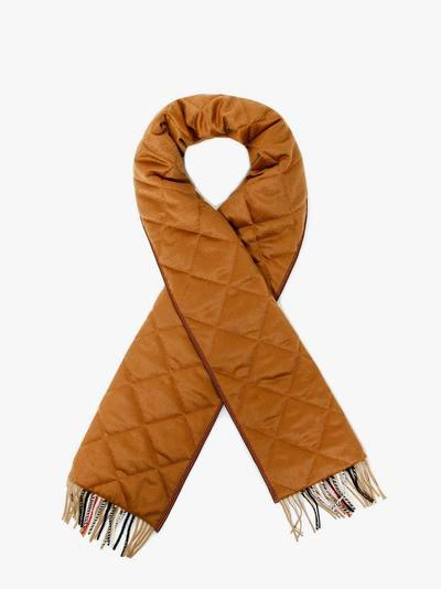 Shop Burberry Quilted Giant Check In Beige