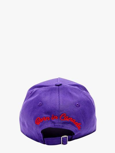 Shop Dsquared2 Cap In Purple