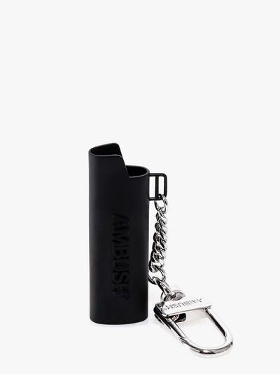 Shop Ambush Logo Lighter Case Key Chain In Black