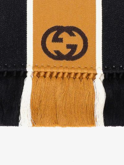 Shop Gucci Scarf In Black