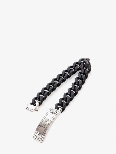 Shop Alexander Mcqueen Bracelet In Black