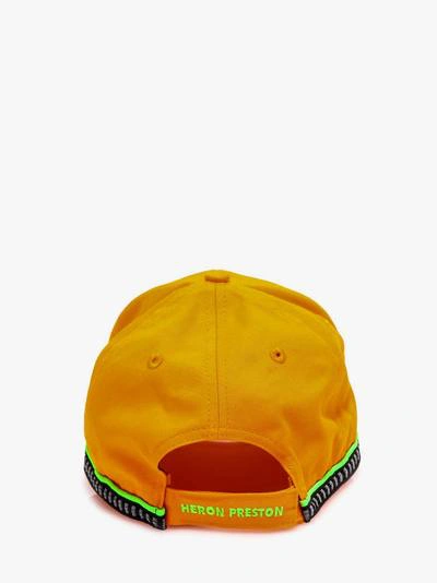 Shop Heron Preston Baseball Hat In Orange