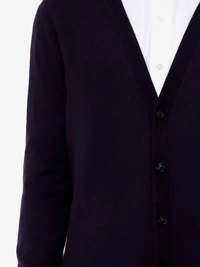 Shop Maison Margiela Cardigan In Blue