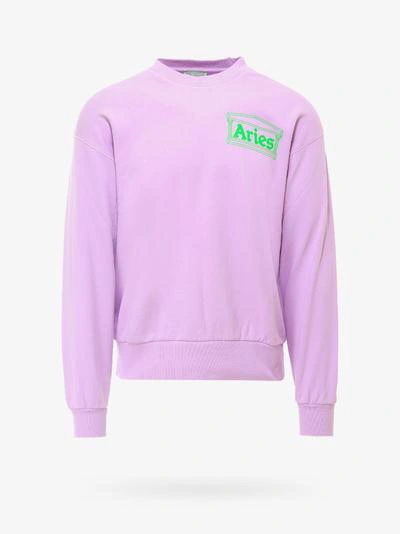 Shop Aries Sweatshirt In Purple