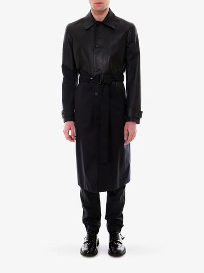 Shop Bottega Veneta Trench In Black