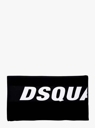 Shop Dsquared2 Beach Towel In Black