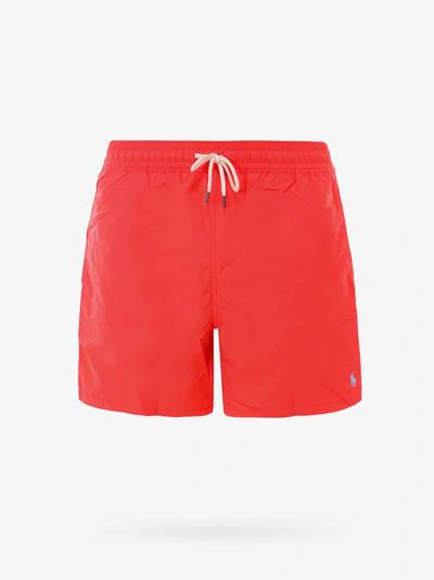 Shop Polo Ralph Lauren Swimwear In Red