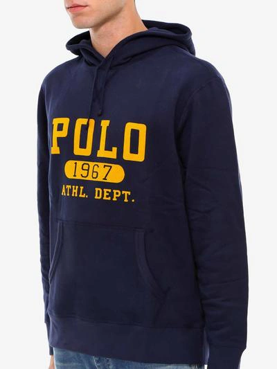 Shop Polo Ralph Lauren Sweatshirt In Blue