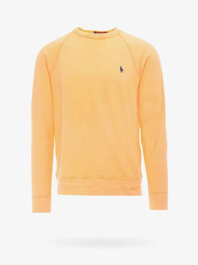 Shop Polo Ralph Lauren Classic Sweatshirt In Orange