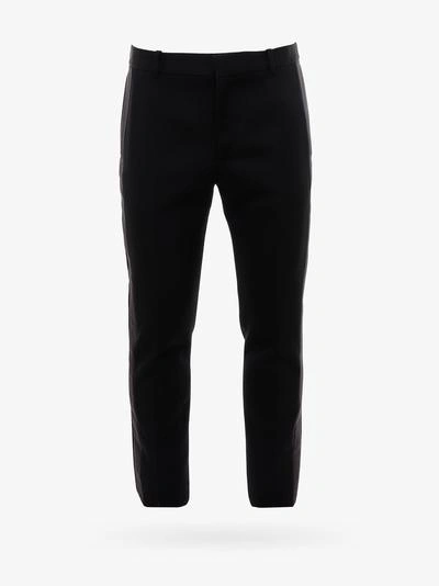 Shop Alexander Mcqueen Trousers In Black