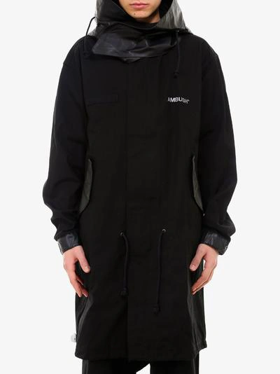 Shop Ambush Mods Coat In Black