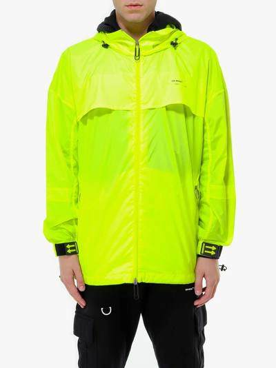 Shop Off-white Jacket In Yellow