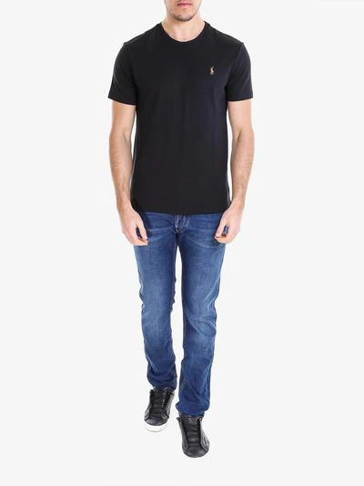 Shop Polo Ralph Lauren T-shirt In Black