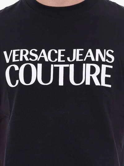 Shop Versace Jeans Couture T-shirt In Black