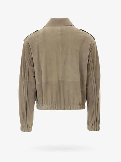 Shop Fendi Jacket In Green