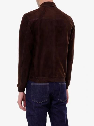 Shop Ajmone Jacket In Brown