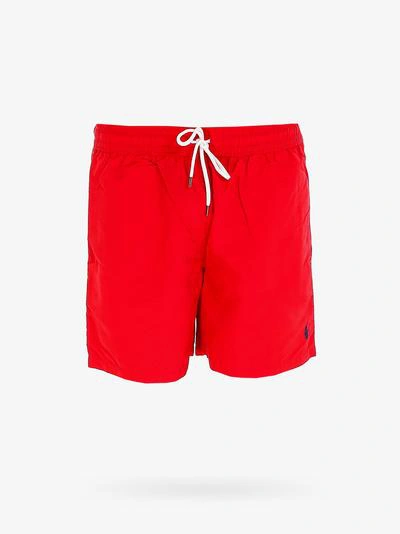 Shop Polo Ralph Lauren Traveler Short In Red