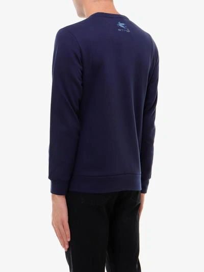 Shop Etro Sweatshirt In Blue