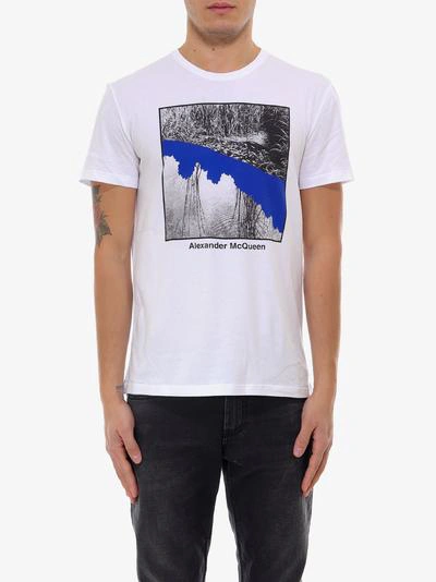 Shop Alexander Mcqueen T-shirt In White