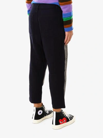 Shop Comme Des Garçons Shirt Trousers In Black