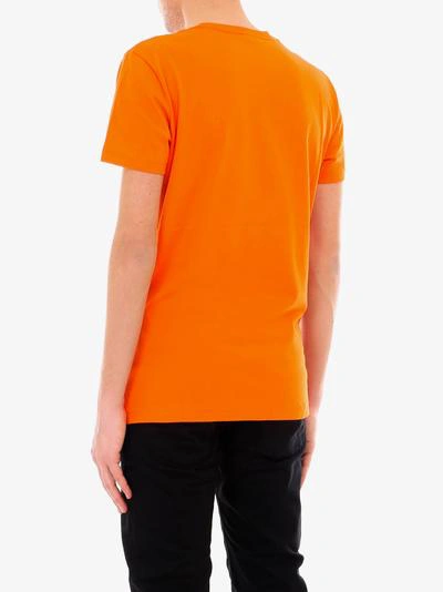 Shop Diesel T-shirt In Orange