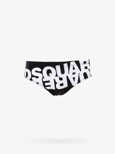 Shop Dsquared2 Swim Slip In Black