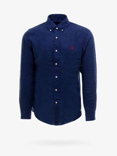 Shop Polo Ralph Lauren Shirt In Blue