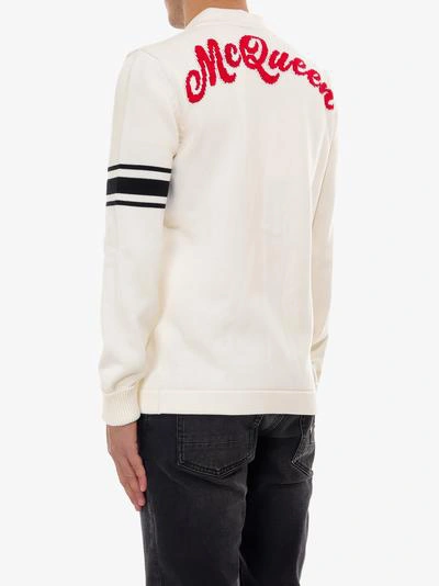 Shop Alexander Mcqueen Cardigan In White