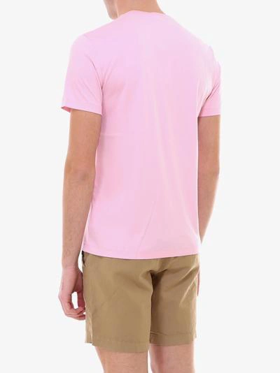 Shop Polo Ralph Lauren Classic T-shirt In Pink