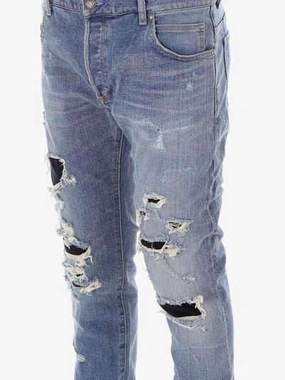 Shop Balmain Jeans In Blue