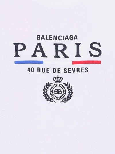 Shop Balenciaga T-shirt In White