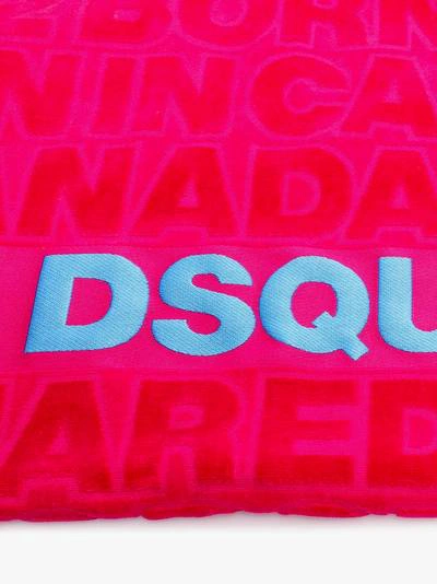 Shop Dsquared2 Beach Towel In Pink