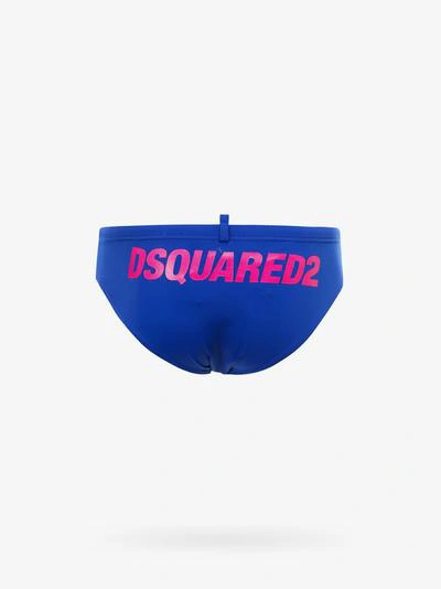 Shop Dsquared2 Swim Slip In Blue