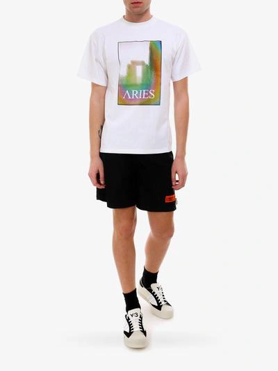Shop Aries T-shirt In White