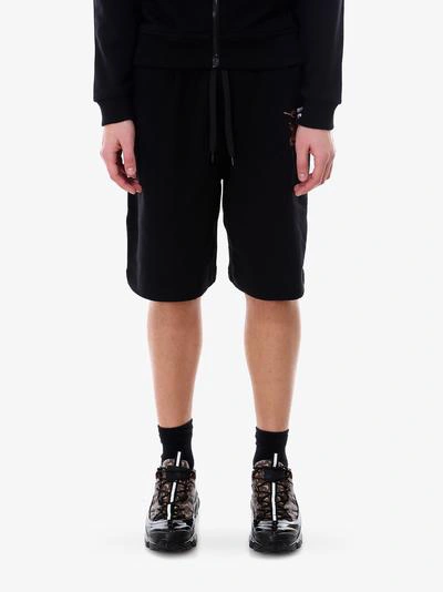 Shop Burberry Bermuda Shorts In Black