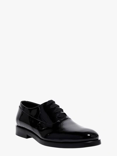Shop Valentino Lace-up Shoe In Black